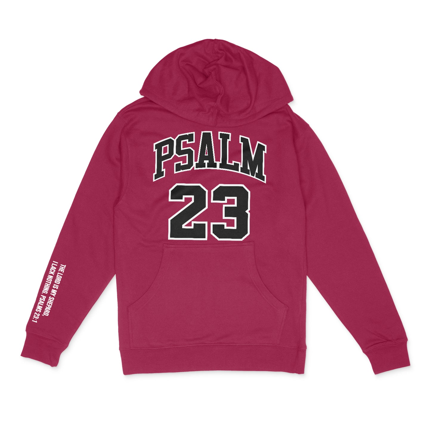 "Psalm 23" Hoodie (Red)